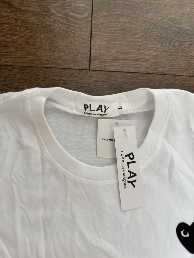 CDG black heart тениска