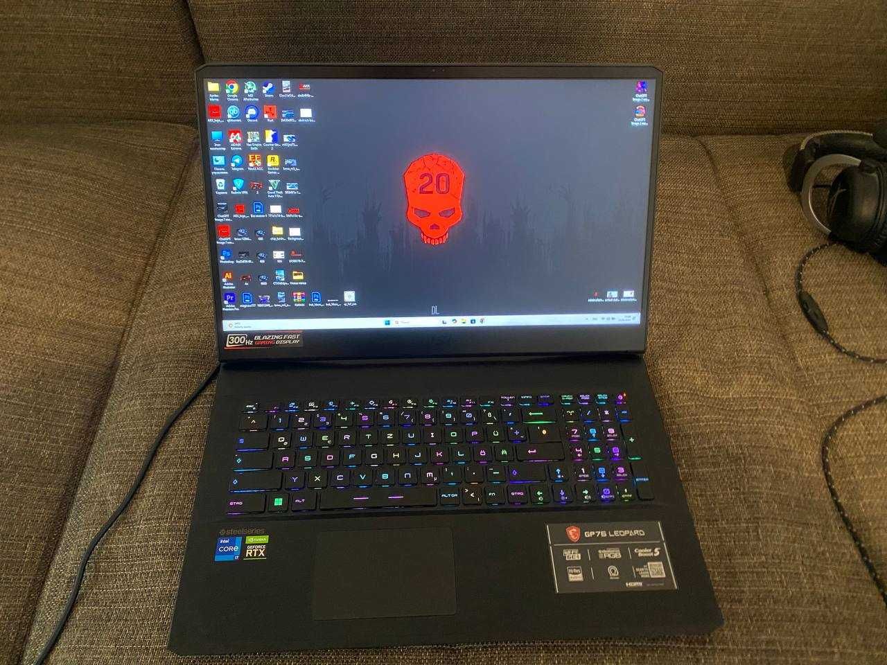 MSI GP76 leopard - i7, RTX 3070, 16 RAM + Периферия