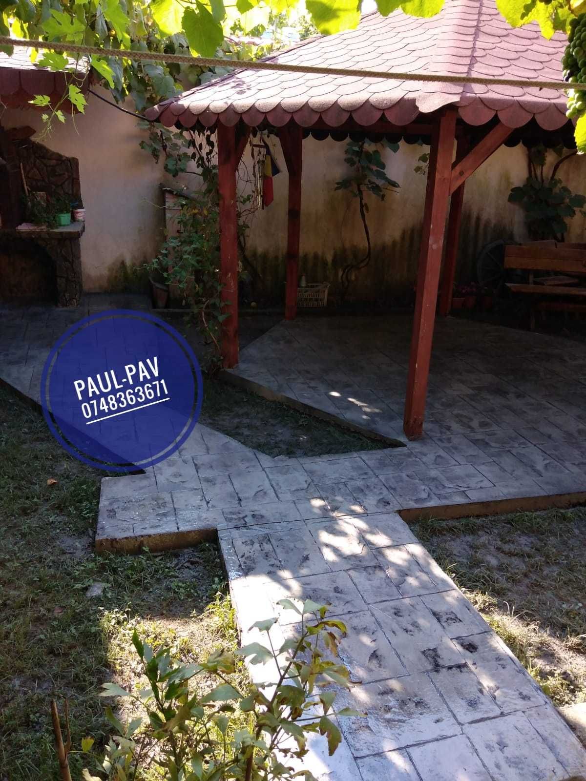 Beton amprentat PaulPAV