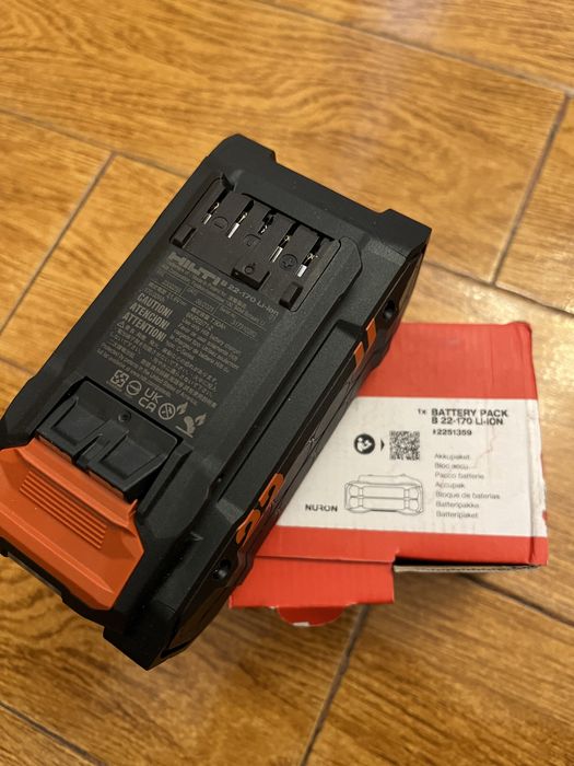 Acumulatori Hilti 22V-8ah/2,6ah si 36V-9ah/5,2ah si 2,6ah-Noi