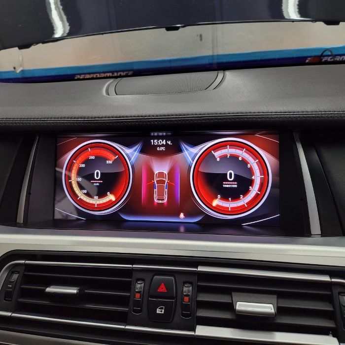 Навигация с ANDROID 12 8GB РАМ BMW F10 F11 БМВ Ф10 Ф11 Андроид CIC NBT