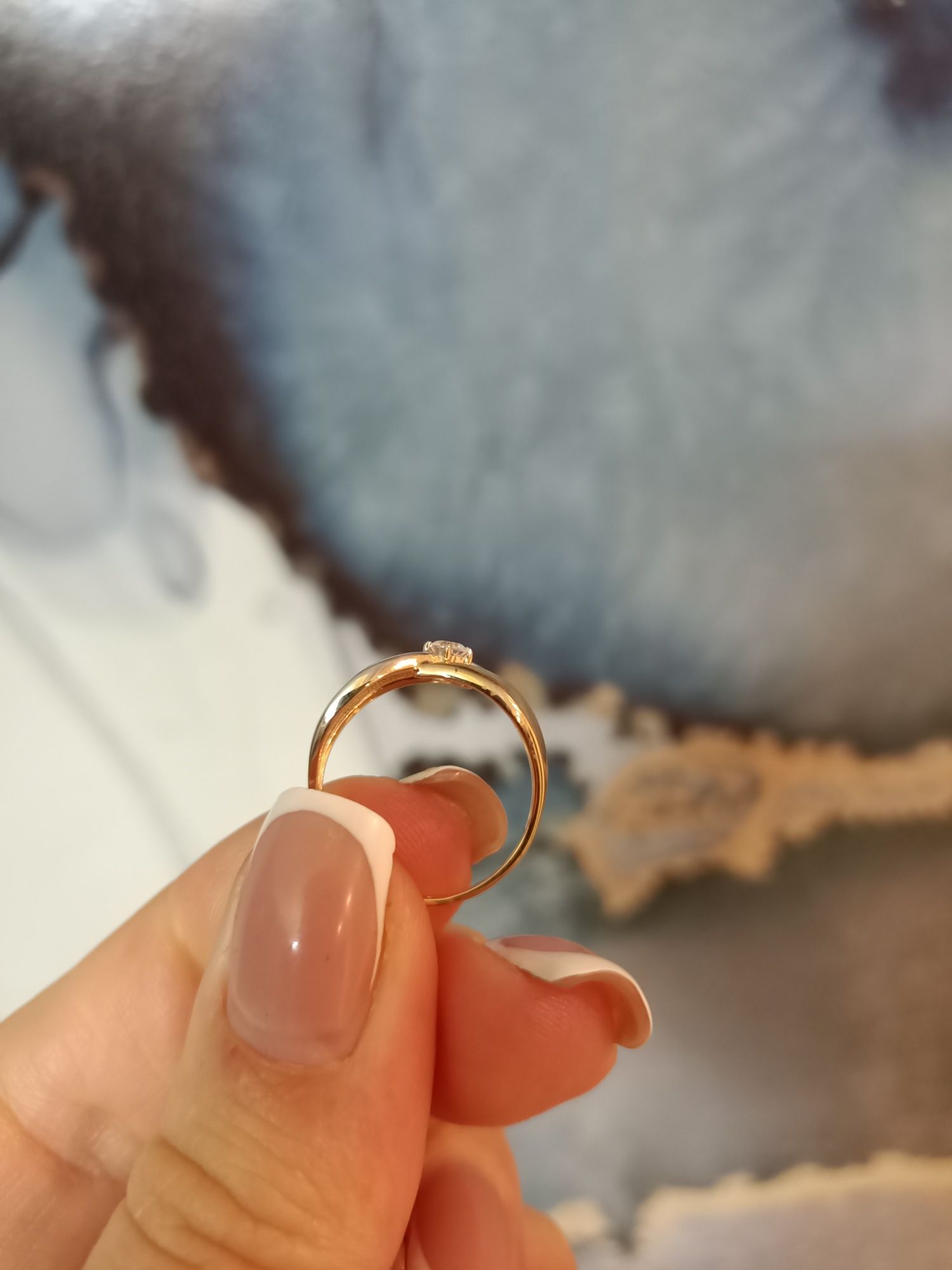 Новое золотое кольцо sokolov женское