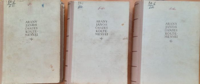 Poezii complete ARANY JÁNOS - 3 volume copertate ediția 1956