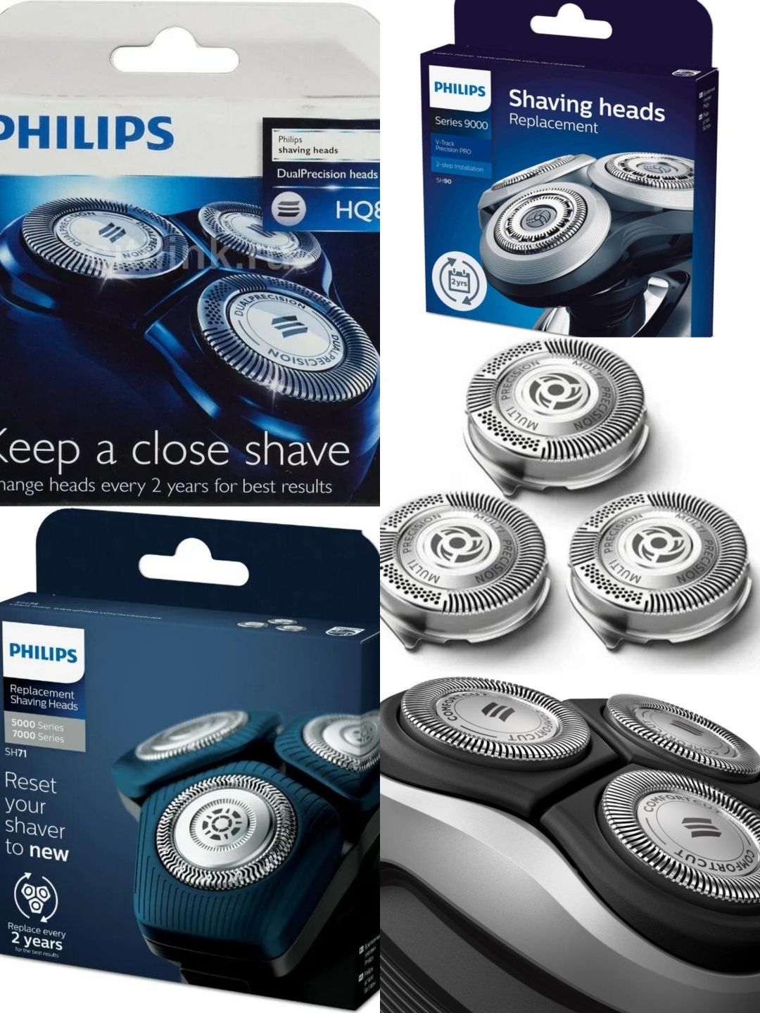 сетка и режущий блок для электробритвы Panasonic Philips Braun