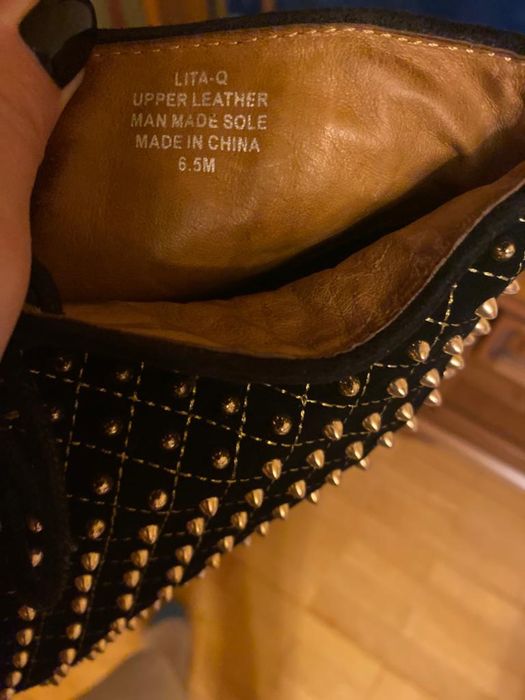 Ghete Tinte 37 piele Jeffrey Campbell