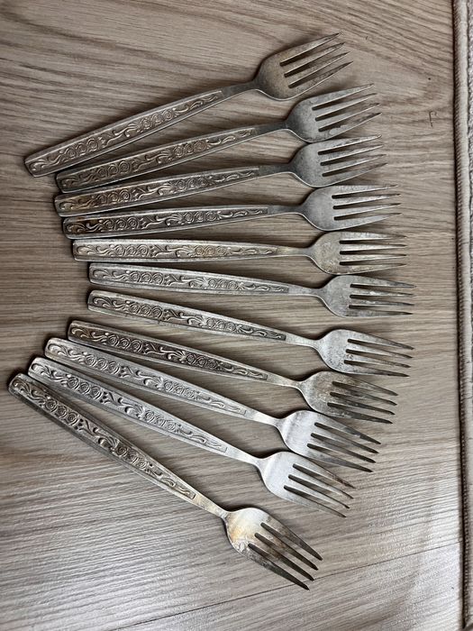 Мельхиоровые вилки