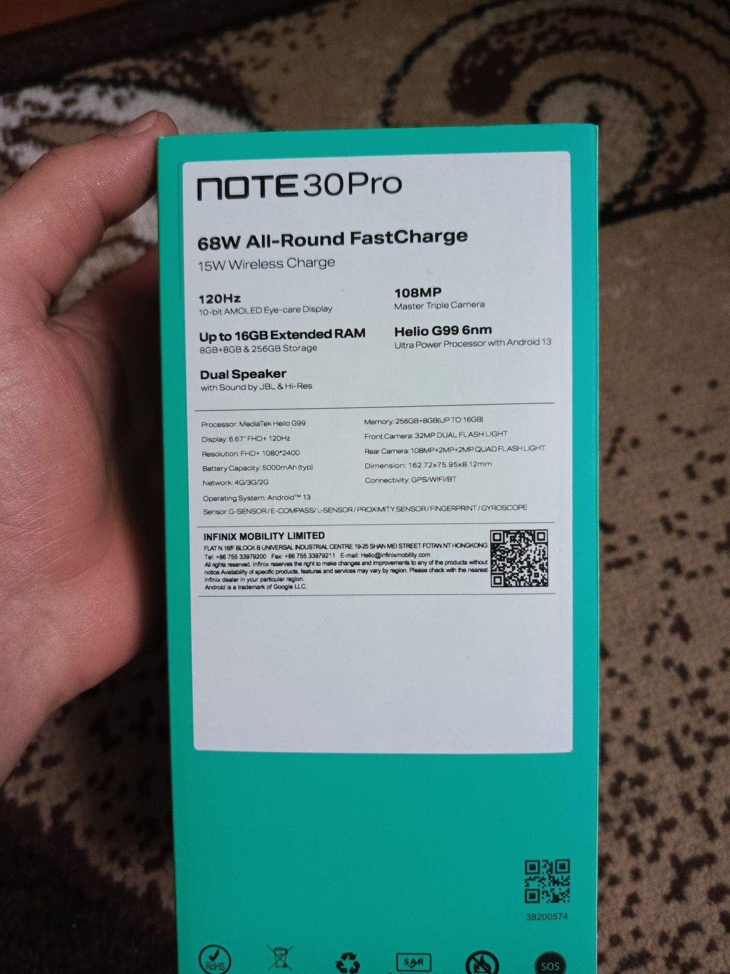 Infinix not 30pro