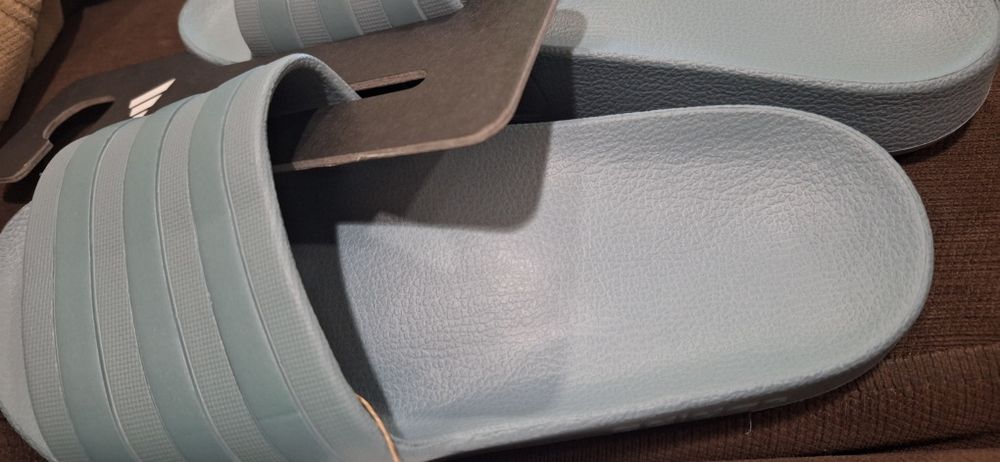 Нови Чехли Adidas ADILETTE AQUA джапанки 42/43/44 сини /зелени/ сиви