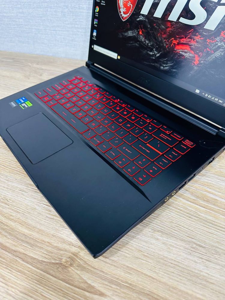 MSI Core i5-12 Ядерный+RTX3050 Мощный, Игровой ноутбук с Гарантией