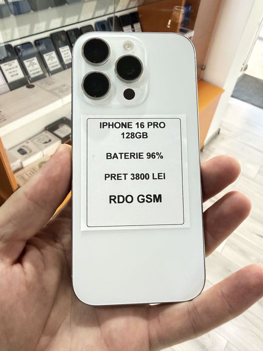 Iphone 16 Pro 128gb Ca NOU/Garantie