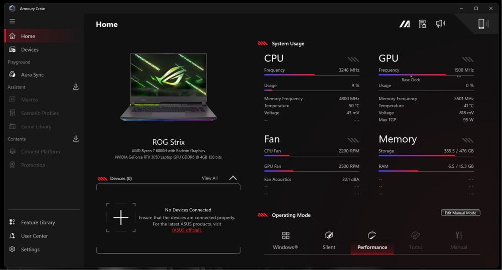 Laptop Asus Rog Strix G15 DDR5