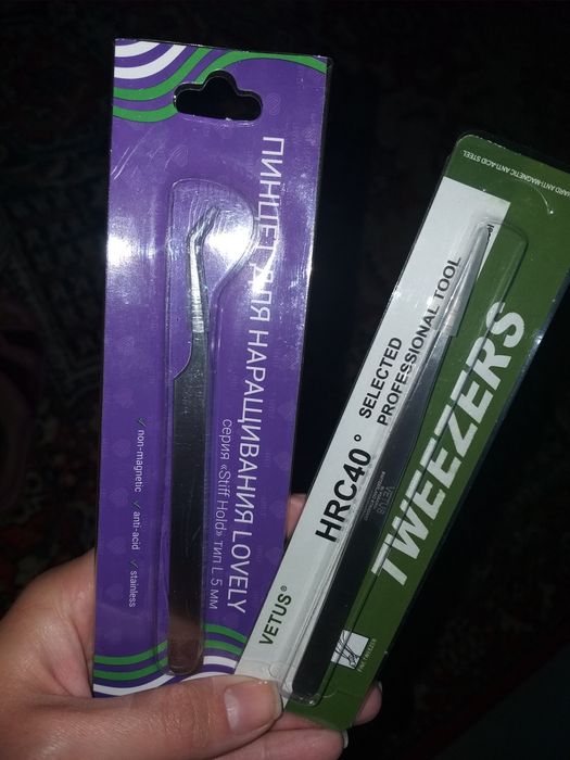 Продам пинцеты новые Все для наращивания ресниц