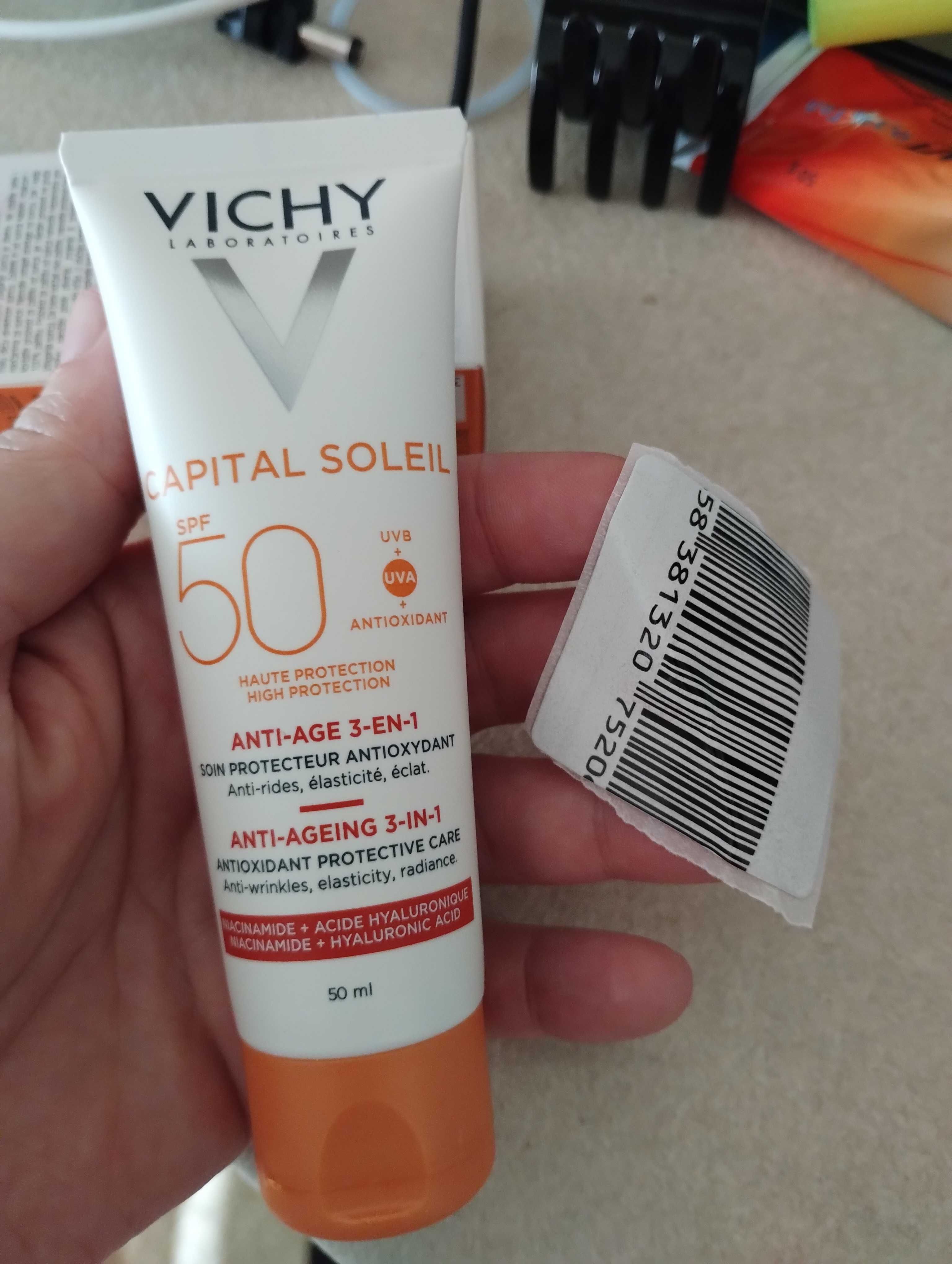 Слънцезащитен крем Vichy