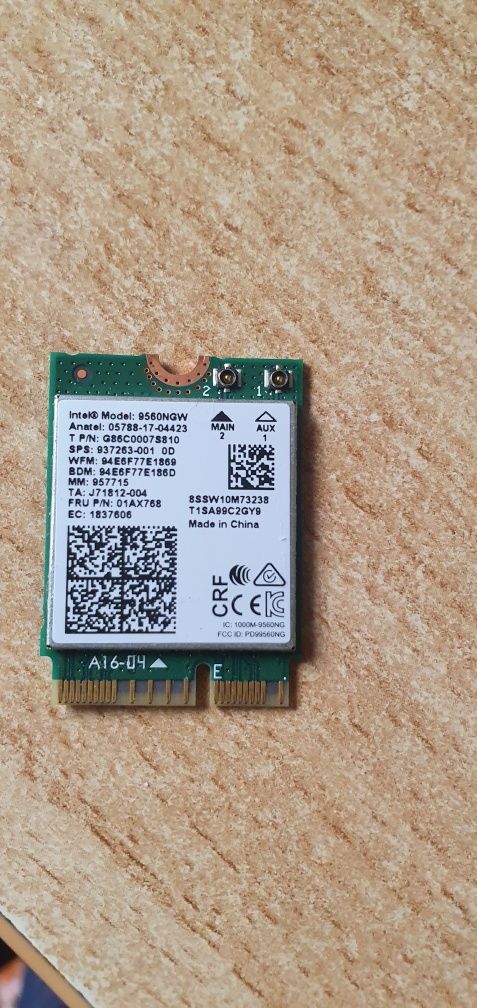 Modul wirless intel ac 9560