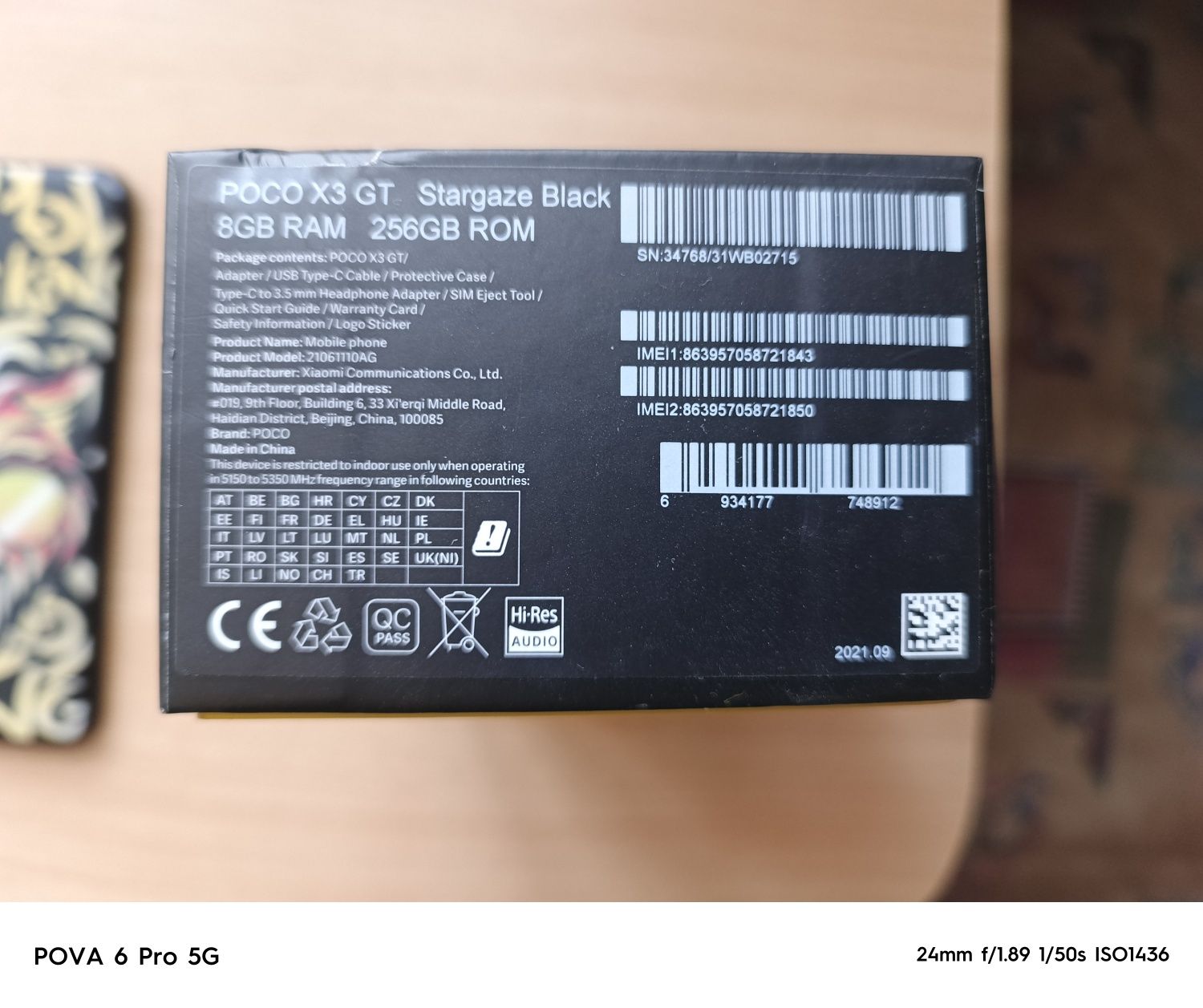 Poco x3 gt  8/256