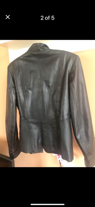 Яке от естествена кожа с подплата от полар