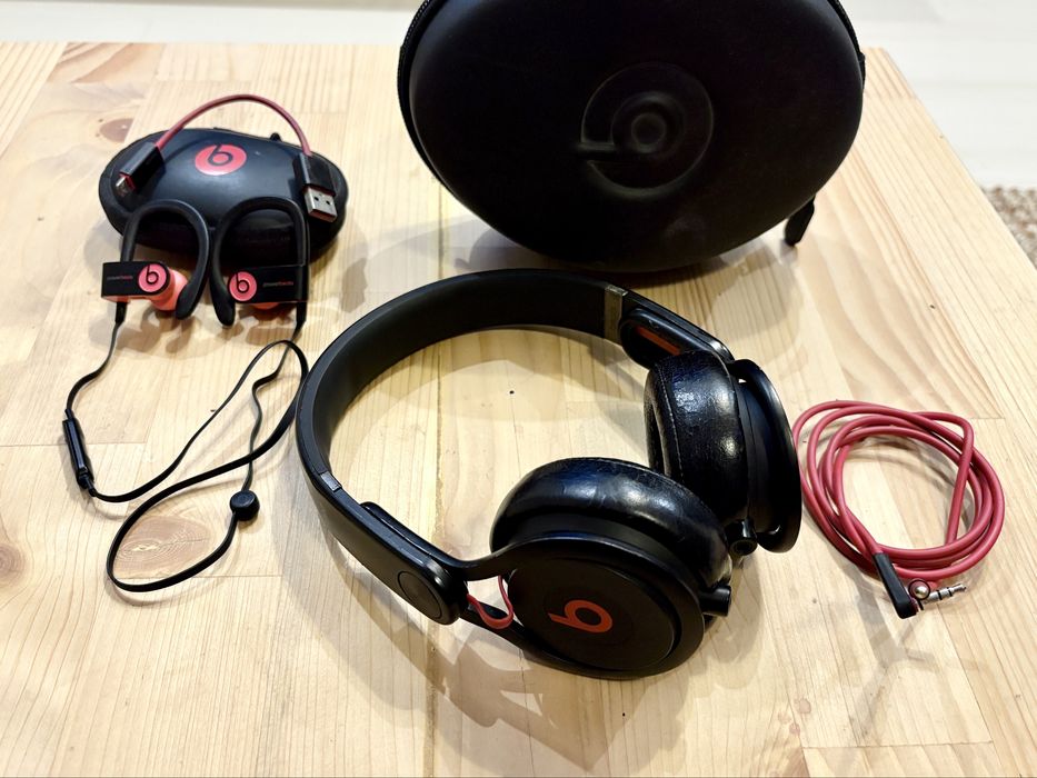 Casti originale profesionale Beats Mixr si Powerbeats 3