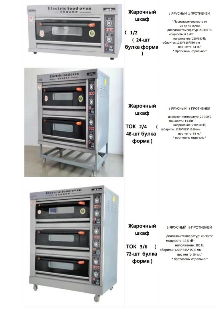 Жарочный Шкаф Печь для Пиццы Выпечки Духовка Хлебопечка Противень СКИД