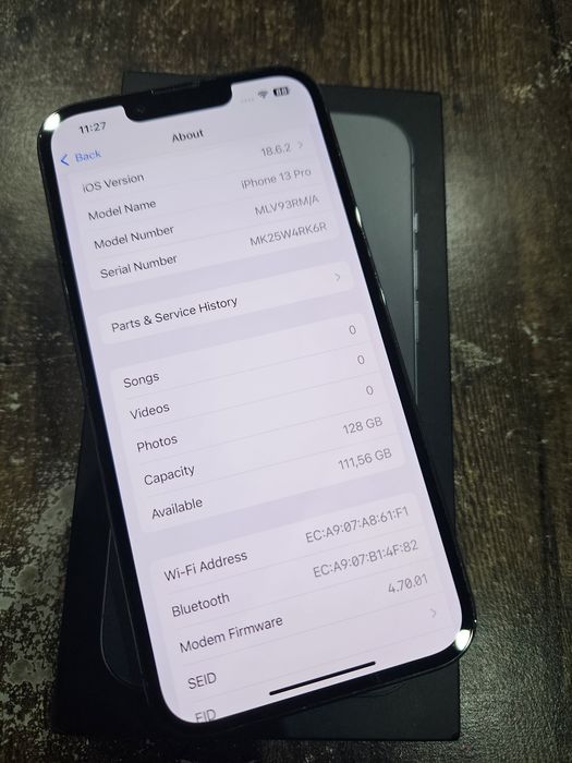 iPhone 13 Pro 5G Graphite 128 gb