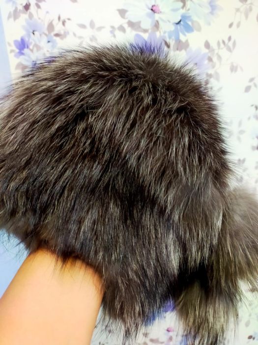 Шапка чернобурка