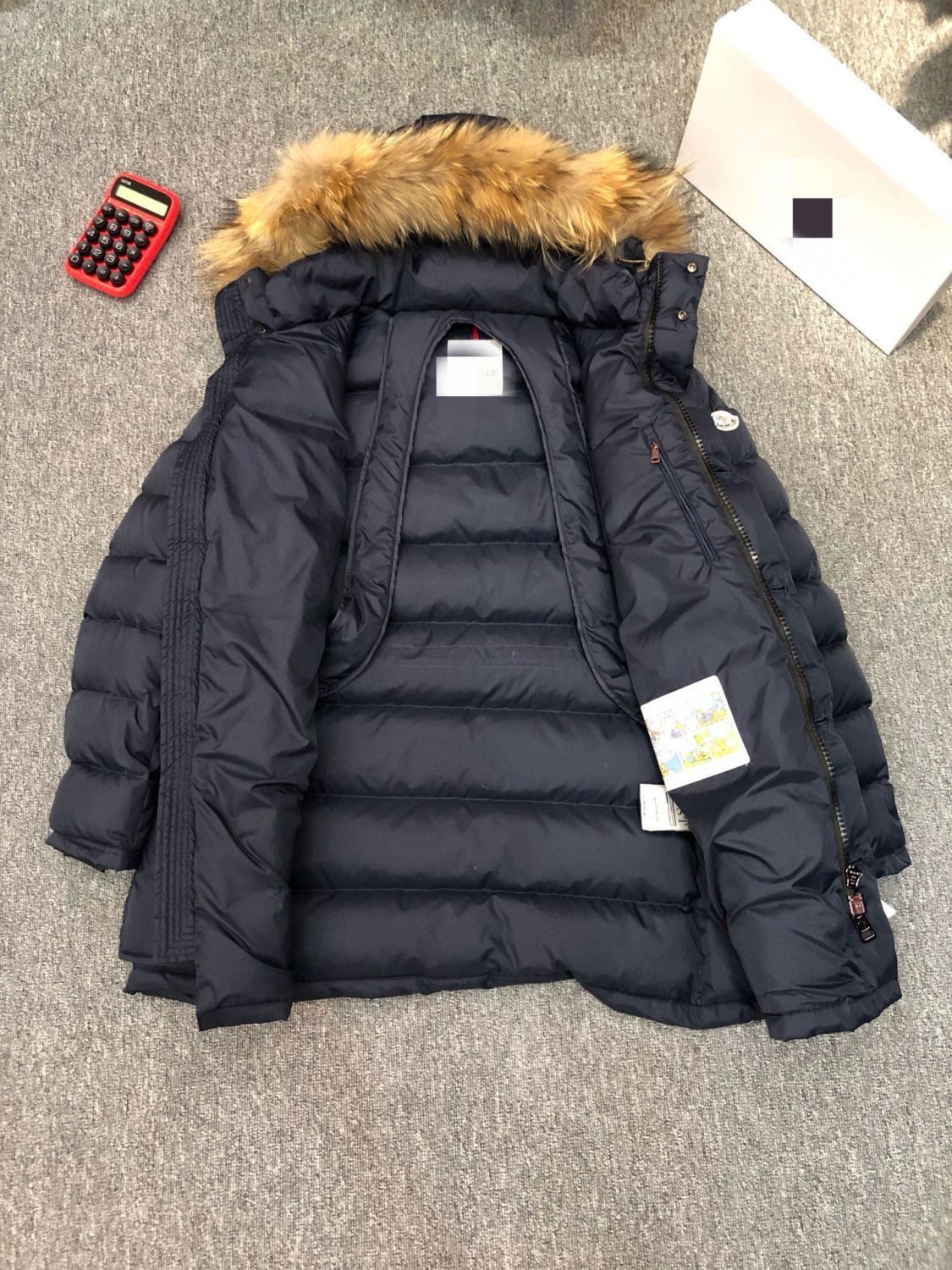 НОВЫЙ. Moncler Cluny. Натуральный мех енота