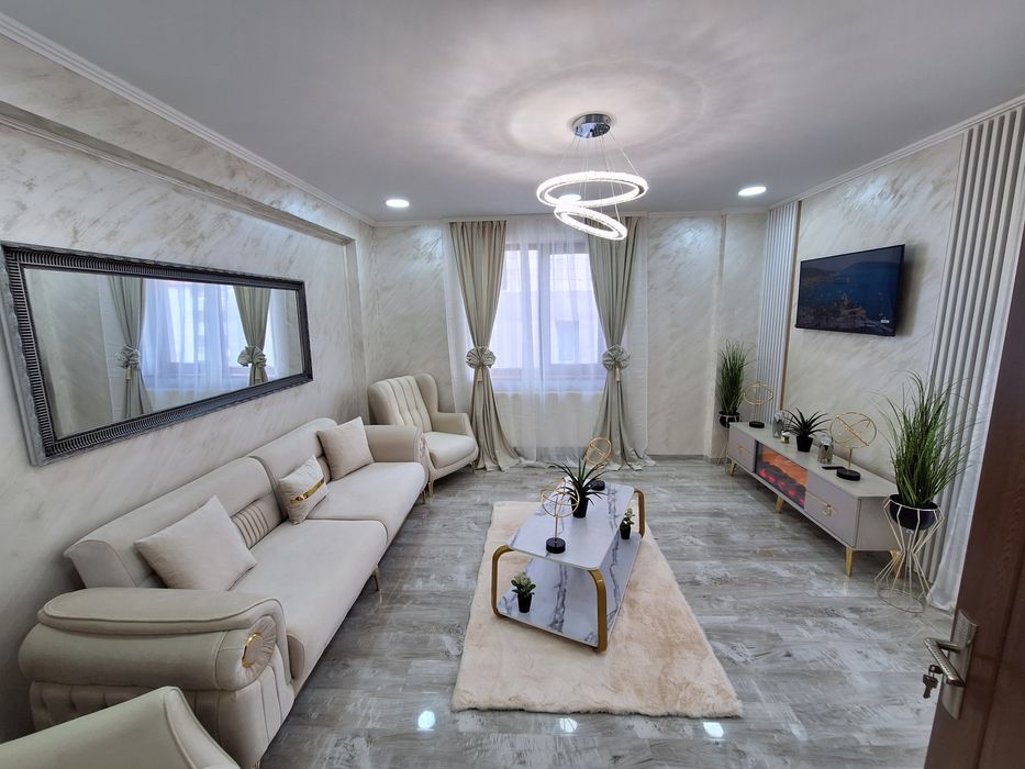 APARTAMENT LUX - KAMSAS - BLOC STRADAL - Totul Nou -Mobilat Utilat -