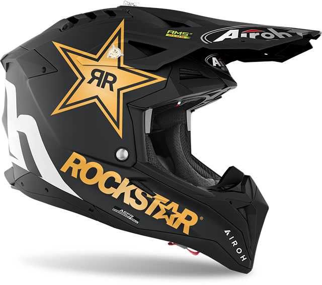 Airoh AVIATOR 3 ROCKSTAR 22 MATT каска мотор мото крос ендуро