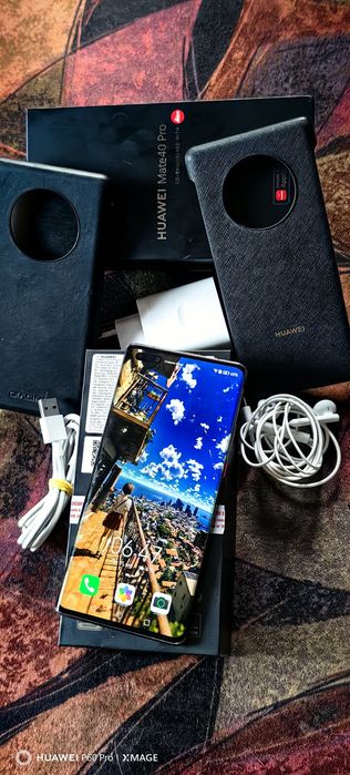 HUAWEI MATE 40 PRO 5G-ПЕРФЕКТЕН.Пълен фабричен комплект без липси.