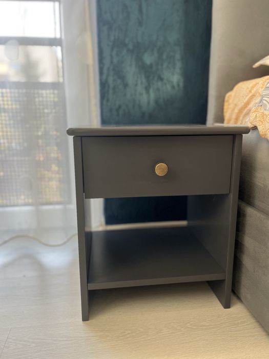 Vand set noptiere gri antracit