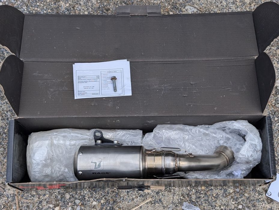 Toba IXRACE MK2 pentru KTM Duke 125/390