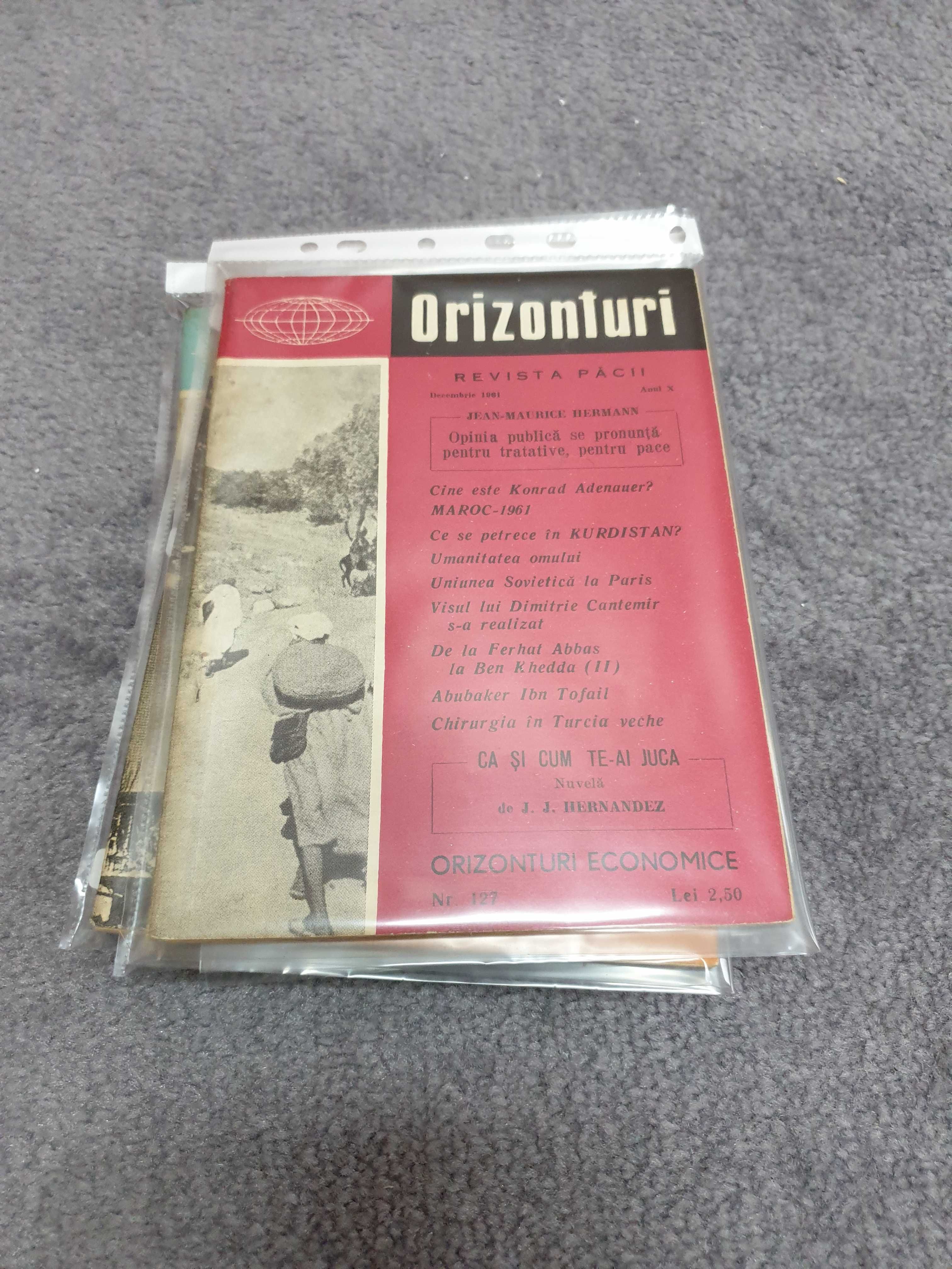 Revista "Orizonturi" 1961-1962