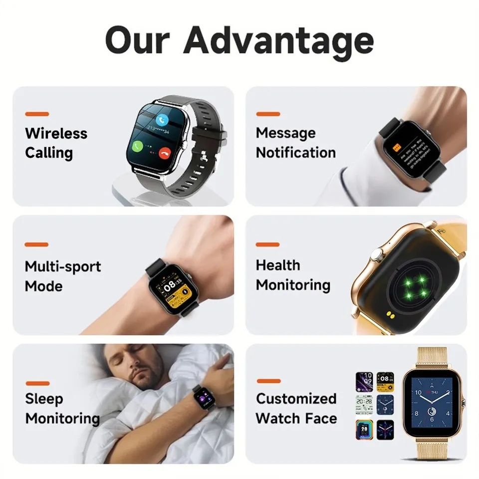 Смарт часовник Smart watch Model 2023
