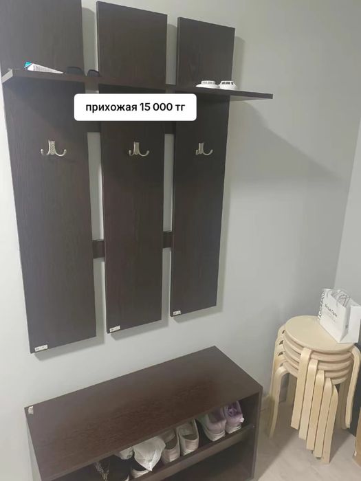 Прихожая вешалка и обувница