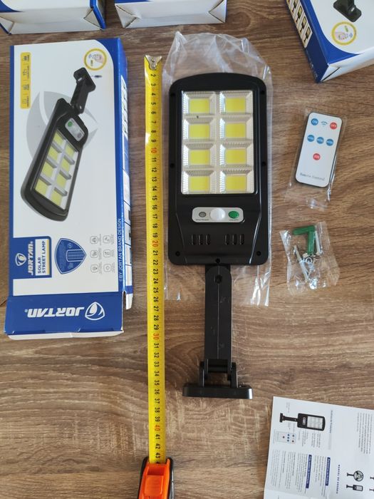 Lampa Solara JORTAN Plus, 400W, 160 LED-uri COB, Telecomanda & Senzor