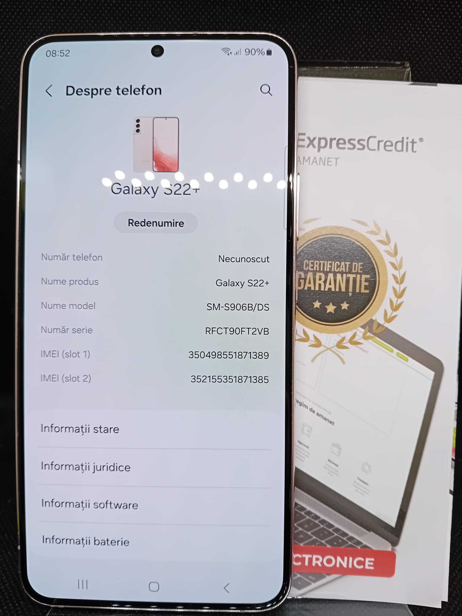 Samsung S22 Plus (Gara 2 AG 27 b.45528)
