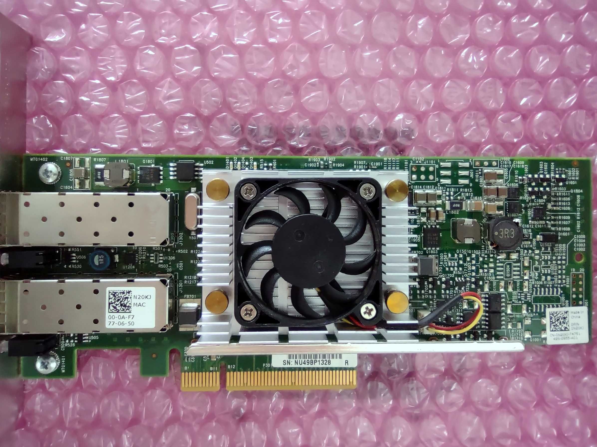 10Gb Dell Broadcom N20KJ Y40PH PCIe 2.0 x8 CNA 57810S Мрежов Адаптер