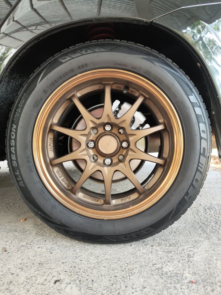 R15 4x100 195/60 RAYS