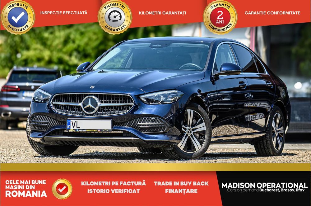 Mercedes-Benz C Distronic PLUS\ Scaune Kinetice \ LED