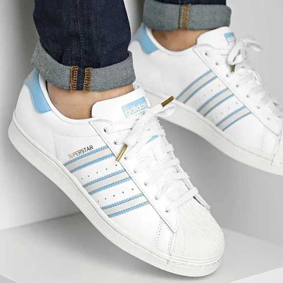 Оригинални кожени кецове * ADIDAS SUPERSTAR * EU 42