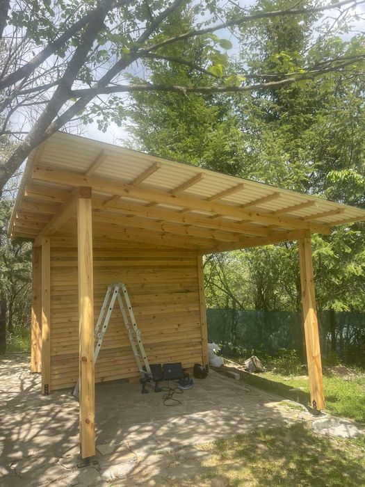 Монтаж на термопанели / сандвич панели /изработка на навеси и халета