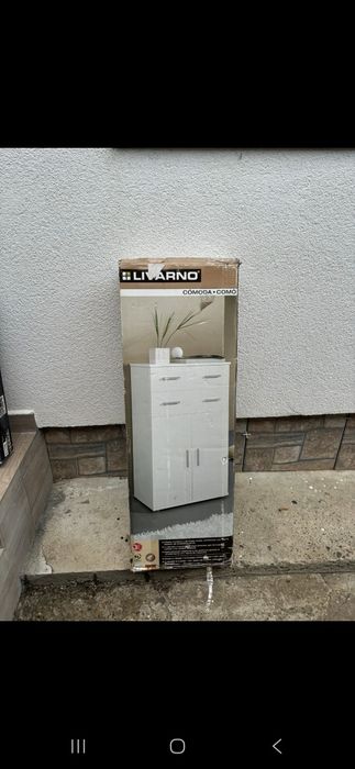 Comodă Livarno Jisk Italia,  Noua, pachet sigilat, Alb