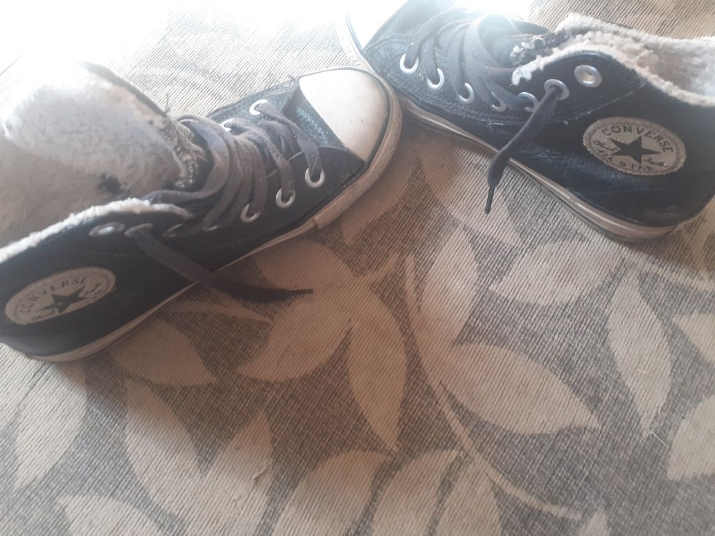 Кожени кецове converse 37.5