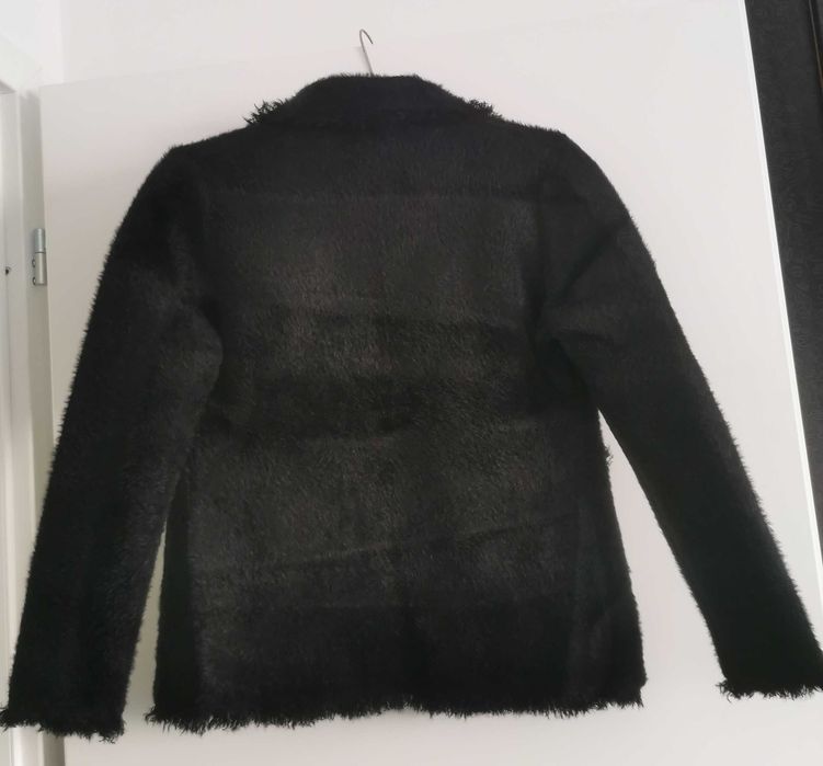 Дамско плътно сако с косъм, ново