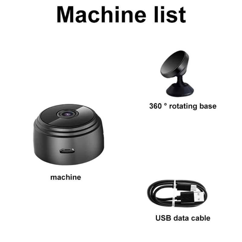 НОВИ Мини IP Камера A9 шпионска камера.Бебефон Mini HD Camera