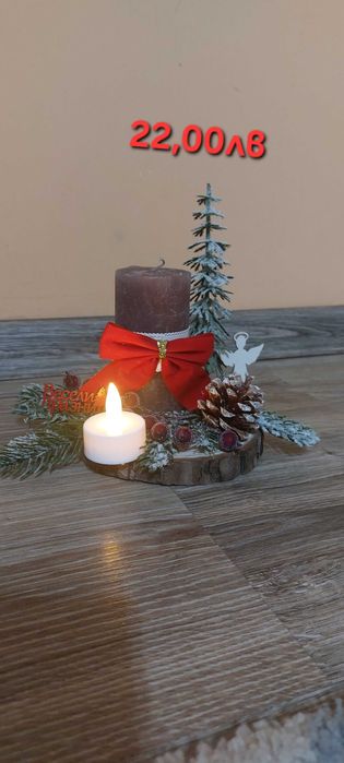 Коледн свещници и декораци