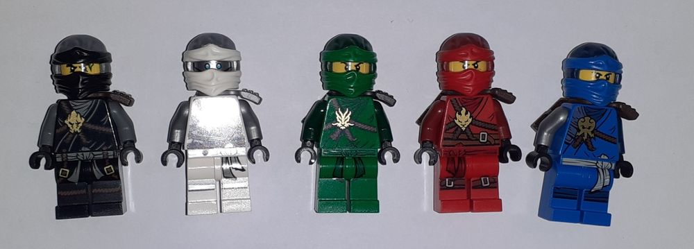 Lego Ninjago - DOTD Cole, Zane, Lloyd, Kai, Jay