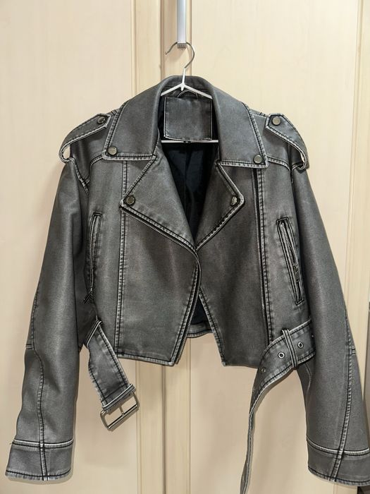 кожаная куртка женская