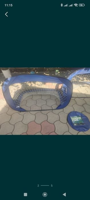 Două porți fotbal
