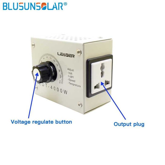 Variator de tensiune reglabil. turatie, luminozitate, temperatura. Nou