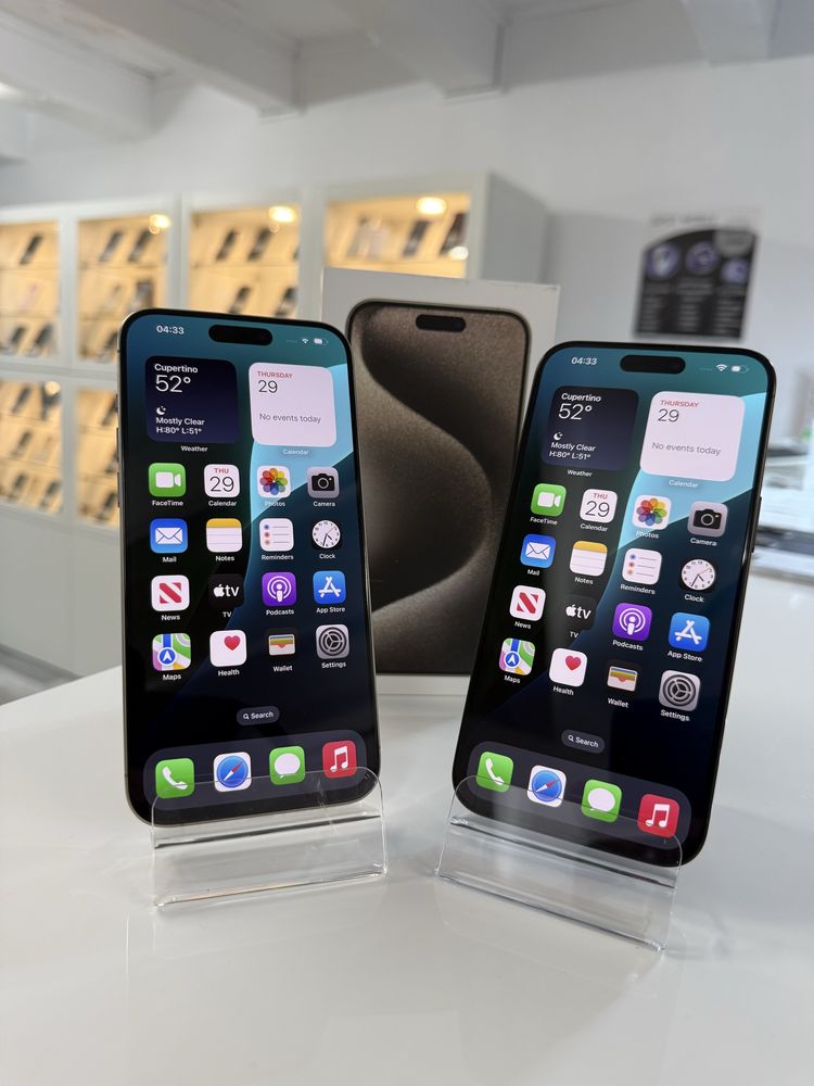  iPhone 15 Pro Max 256 gb black , 98% ! Garantie 12 luni